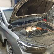 Baic U5 plus в процессе ремонта