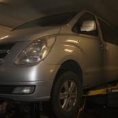 Hyundai Starex, ремонт и изготовление глушителя