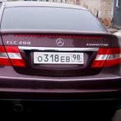 Mercedes CLC200 Kompressor, вид сзади
